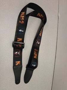 Woven Guitar Strap Kiss New - Picture 1 of 3
