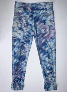 Girl’s Tie Dye Capri Leggings Kid's Size XS Multicolor Ruched All in Motion - Picture 1 of 13