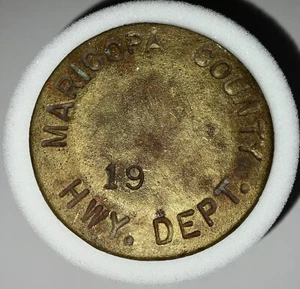 Maricopa County (HWY. Abteilung) AZ Vermessungs-Benchmark - Bild 1 von 2