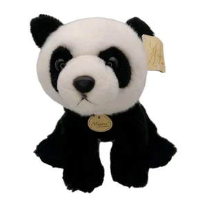 Aurora Miyoni Panda Bear Plush 8" Stuffed Animal Black White NEW w/ Tag - Picture 1 of 13
