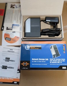 LINKSYS Cisco NSLU2 - Lien de stockage réseau pour lecteurs de disques USB - NEUF - Photo 1/5