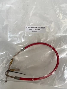 Línea de embrague de nailon rojo Ford Anglia 105E LHD - Imagen 1 de 1