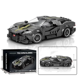 La Voiture Noire Super Sports Car Juego de Construcción de Juguete, Kit de Coche de Carreras de Lujo 339 piezas - Imagen 1 de 1