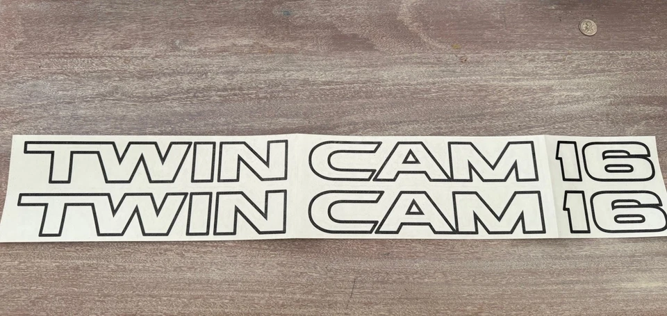 Toyota Decal Twin Cam 16 Ideal For Corolla Sprinter ST183 GT-R Twin Cam - image 1 of 4