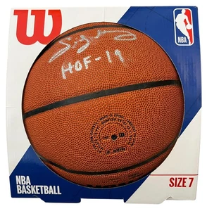 Sidney Moncrief Signed Milwaukee Bucks Wilson NBA Basketball Schwartzsports COA - Picture 1 of 6