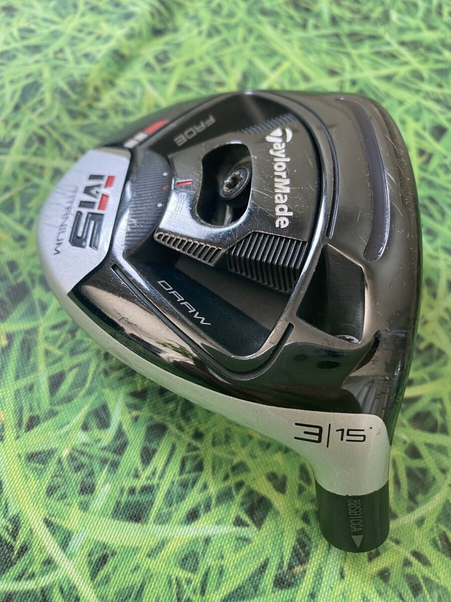 【激飛び チタンフェイス】TaylorMade M5 3W 15° ヘッドのみ 飛びっぷりと打感が魅力のチタンヘッド テーラーメイド M5