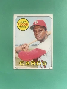 1969 Topps Curt Flood #540 EX - Picture 1 of 2