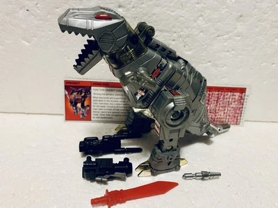 G1 Dinobots: vintage Grimlock Tyrannosaurus rex figure complete lot Swoop - Image 1 of 2