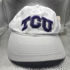 TCU gehörnte Frösche Mütze Ouray Sportswear Unisex weiß/lila Strapback NCAA - Bild 1 von 3