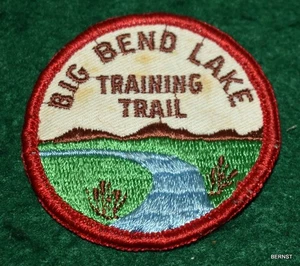 BOY SCOUT TRAIL PATCH - BIG BEND LAKE TRAINING TRAIL - KOSTENLOSER VERSAND - Bild 1 von 3