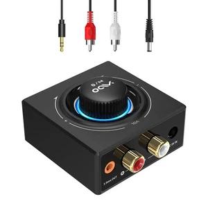 Ricevitore Bluetooth 5.3 HiFi Audio Per Impianto Stereo 3.5mm RCA Jack Portata - Foto 1 di 24