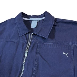 Sample Puma Mmq Zip Overshirt Medium Full Zip Herren Navy Blau Freizeit Oberbekleidung - Bild 1 von 11