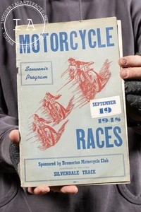 Vintage Silverdale Track Motorradrennen Souvenir Programm - Bild 1 von 9