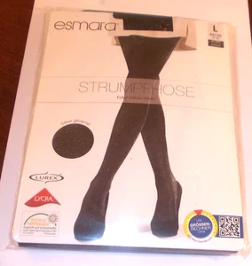 *NEU OVP* Strumpfhose L 44 46 Glitzer-Effekt schwarz 60den blickdicht Esmara - Bild 1 von 4