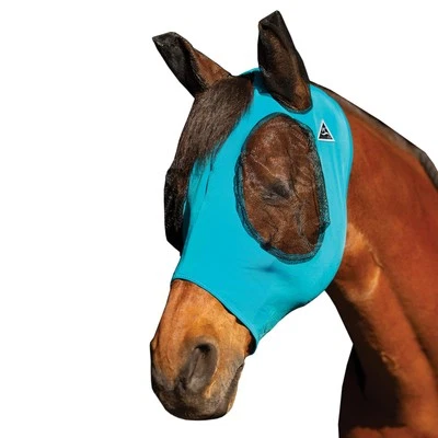 Target Small Cob Pacific Blue Fly Mask With Mesh Eyes And Ears For Horses - Image 1 of 2