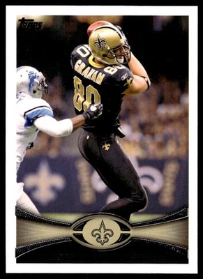 2012 Topps Jimmy Graham #280a New Orleans Saints - Image 1 of 2