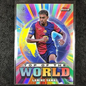 2024-25 Topps Finest UEFA Club Comp LAMINE YAMAL Top of the World Base #2 - Picture 1 of 1
