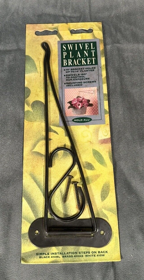 Soporte para plantas giratorio Amertac 180 grados negro 10 pulgadas plantas de jardín NUEVO Foto 1 de 2