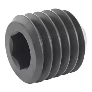 Juego de enchufes M10 x 10 mm LG (hilo M10x1.5) tornillo, punto ahuecado acabado de óxido negro - Imagen 1 de 3