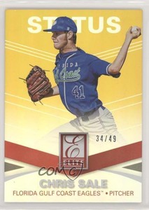 2015 Panini Elite Status Gold /49 Chris Sale #186
