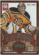2012-13 Elite Great Outdoors Tim Thomas 332/500 Boston Bruins #GO-13