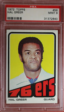 1972 Topps basketball card HAL GREER #56 PSA 9 MINT (INCREDIBLY RARE CARD)