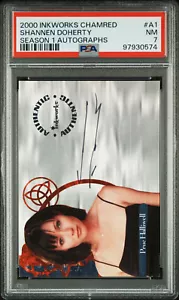 2000 INKWORKS CHARMED SHANNEN DOHERTY SEASON 1 RC ROOKIE AUTO AUTOGRAPH A1 PSA 7 - Picture 1 of 2