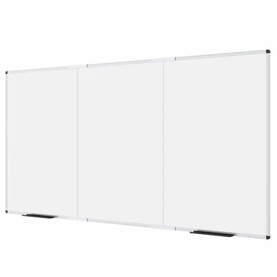 VIZ-PRO Large Magnetic Whiteboard/Foldable Dry Erase Board, 96 X 48 Inches