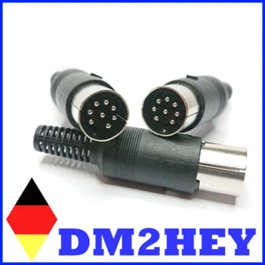 8-pinowa wtyczka diodowa DIN 270° do Yaesu Icom ACC IC-7400, IC-7410, IC-9700 - Zdjęcie 1 z 3