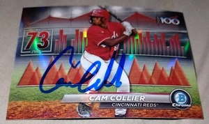 Cam Collier 2024 Bowman Chrome Top 100 tarjeta automática Cincinnati Reds - Imagen 1 de 1