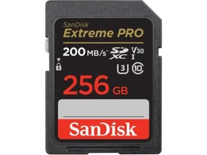 Carte mémoire SanDisk 256 Go Extreme Pro SDXC UHS-I/U3 V30 classe 10, vitesse jusqu'à 20 - Photo 1 sur 4