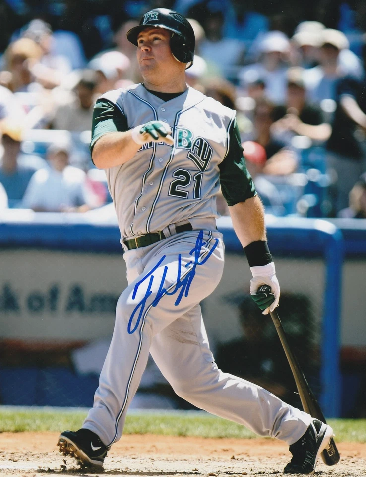 TY WIGGINTON  TAMPA RAYS   ACTION SIGNED 8x10 - Image 1 of 1