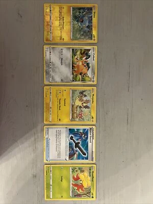 POKEMON CARDS (SET OF 5 CARDS) SHINX,MORPEKO, GOSSIFLEUR,CUFANT & RUSTED SWORD - Image 1 of 4