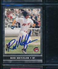 1999 Multi-Ad #20 Rod Metzler Charleston Alley Cats Signed Autograph (DO3) SWSW6