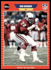 1989 Pro Set 1 Dan Dierdorf  St. Louis Cardinals  Football Card