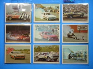 LOT 27 1971 1972 FLEER CANADA DRAG NATIONALS AHRA COLLECTOR CARDS EX EX- SHARP!! - Picture 1 of 4