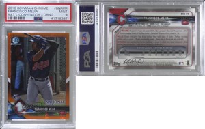 2018 Bowman Chrome National Convention /25 Francisco Mejia PSA 9 MINT Rookie RC