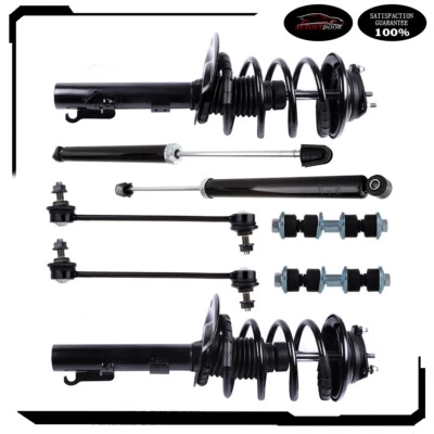 For 2006-2007 Ford Focus 2.0L 2.3L Front Struts w/ Spring Rear Shocks & Sway Bar - Изображение 1 из 4