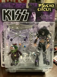 KISS PSYCHO CIRCUS PAUL STANLEY / THE JESTER ACTION FIGURE MCFARLANE 1998 NOC - Foto 1 di 2