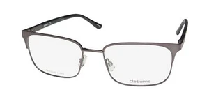 NEW LIZ CLAIBORNE CB251 EYEWEAR RIW SQUARE FULL-RIM MENS 55-18-150 METAL & - Picture 1 of 8