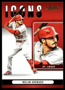 2022 Panini Absolute Icons Green Nolan Arenado #I-15 - Picture 1 of 2