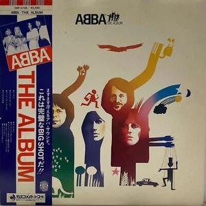Abba - The Album - JAPAN VINYL with BIG SHOT OBI - Insert - DSP-5105 - Picture 1 of 7