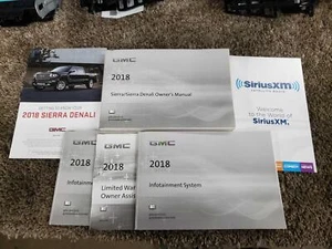 Sierra Denali 1500 2018 OEM manual del propietario con estuche de cuero - Imagen 1 de 13