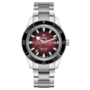 Nuevo reloj automático de acero inoxidable esfera roja RADO Captain Cook R32105353 - Imagen 1 de 1