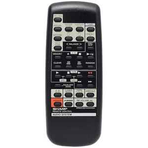 Sharp RRMCG0143AWSA Sistema audio originale di fabbrica telecomando CD-C452, CD-C452C - Foto 1 di 6