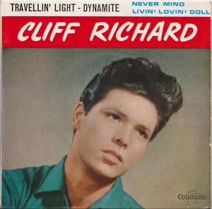 CLIFF RICHARD TRAVELLIN' LIGHT FRENCH ORIG EP 45 PS 7" - Picture 1 of 1