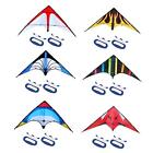 Stunt Power Kite with Handle Easy to Fly Acrobatic Sport Kite for Acrobatic