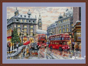 Merejka Counted Cross Stitch Kit London K-159 - Picture 1 of 5