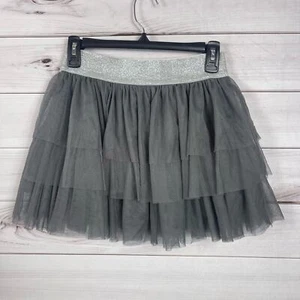 Circo Gray Tulle Pleated Skirt Size XL 14 - 16 - Picture 1 of 5