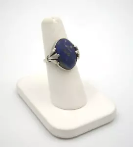 VINTAGE GEORG JENSEN #51 LAPIS LAZULI STATEMENT RING STERLING SILVER 925 SIZE 6 - Picture 1 of 11